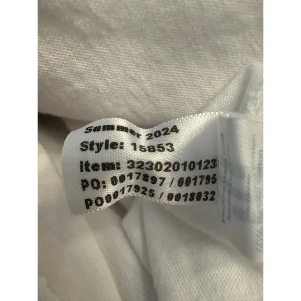 Marine Layer Short Sleeve Crew T-Shirt Women’s Sz M Solid White Cotton USA Made - Image 5