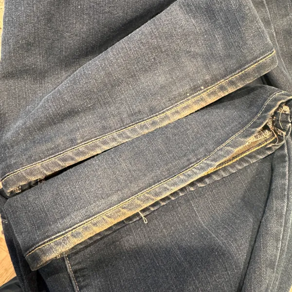 Paige Canyon Flare‎ Jeans Dark Wash Denim Size 30 Low Rise Boho Made in USA - Image 6
