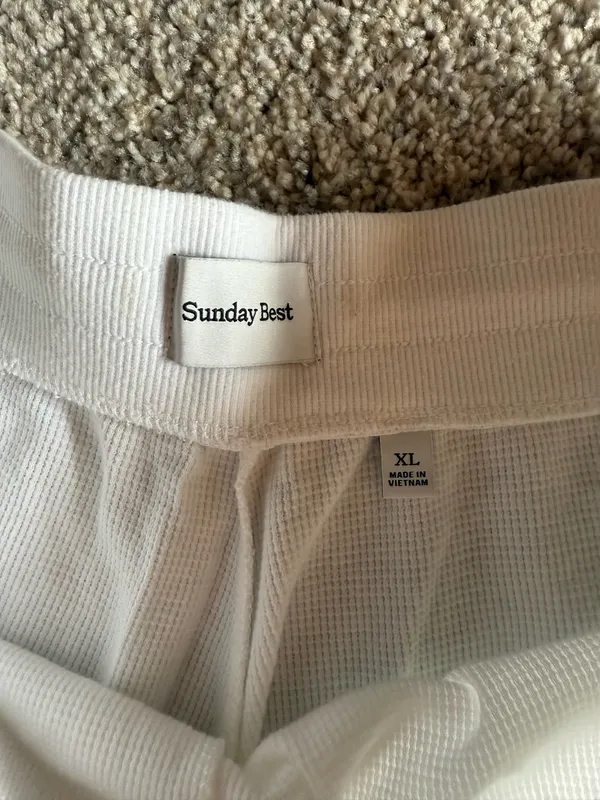 Aritzia Waffle Knit Sweatpants Sunday Best - Image 2