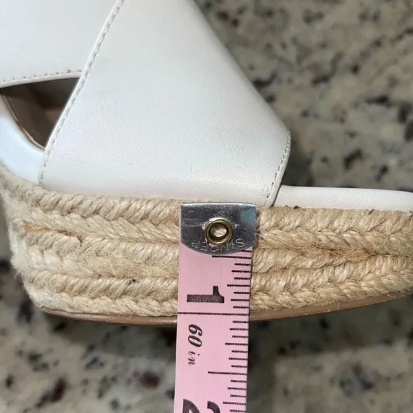 Charles By Charles David Womens Index Espadrille Platform Sandals White Size 7.5 - Image 9