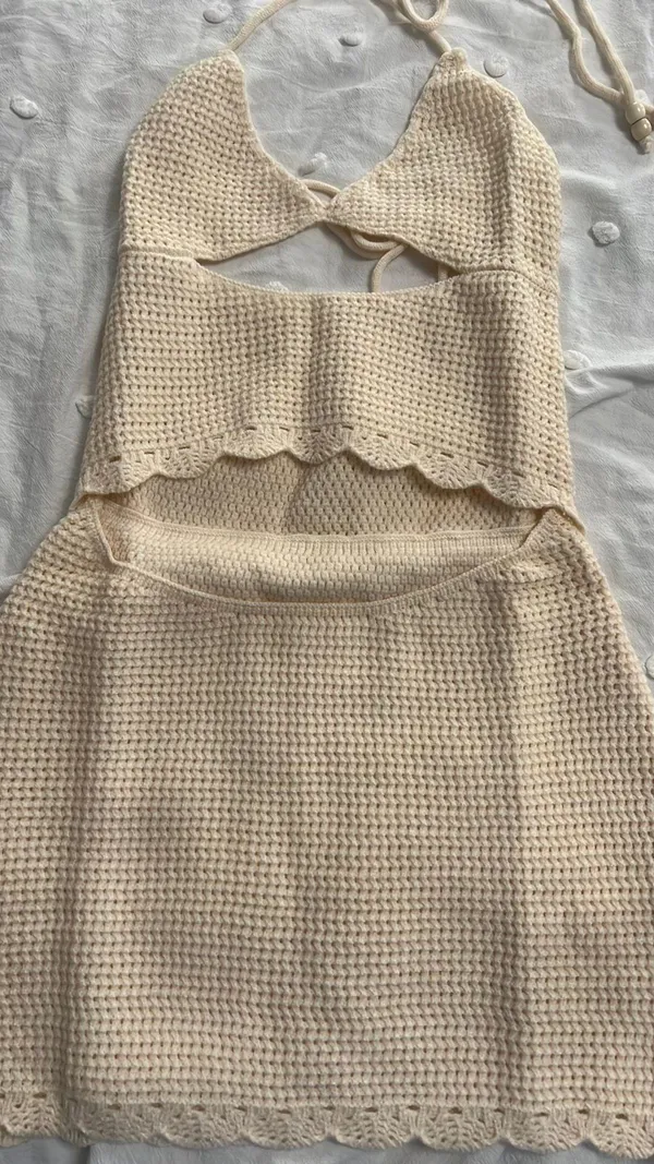 Amazon Crochet vacation cut out dress - Image 2