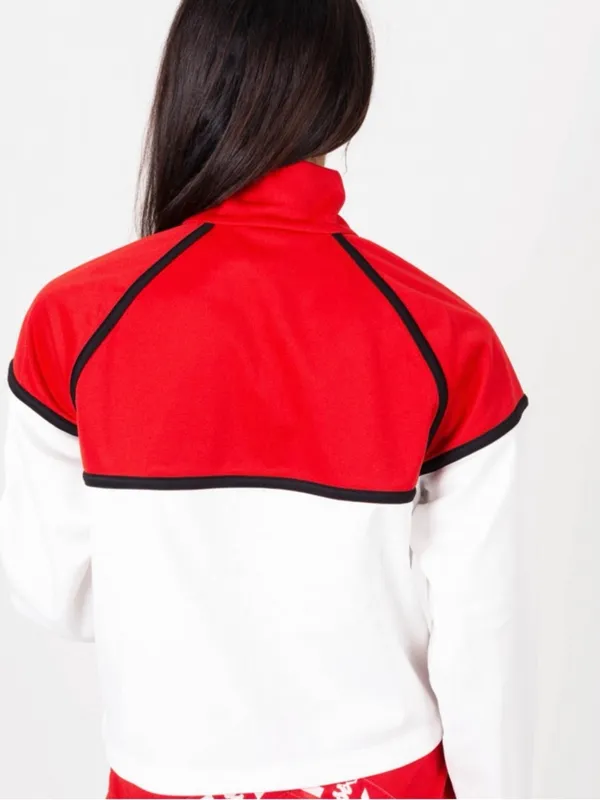NWT Kappa Kontroll Women’s Cropped Full Zip Felpy Crop Jacket Colorblock Size S - Image 2