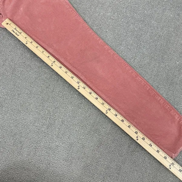 We The Free Free People Raw Hem Corduroy Ankle Skinny Pants‎ Dusty Rose Pink 27 - Image 12