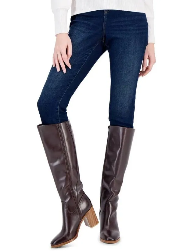 Giani Bernini Odettee Memory Foam Block Heel Knee High Riding Boots, Size 5 NWT - Image 2