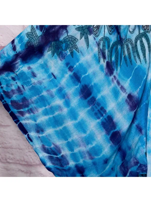GreaterGood Blue Patterned 2X Tunic Top NWT - Image 5