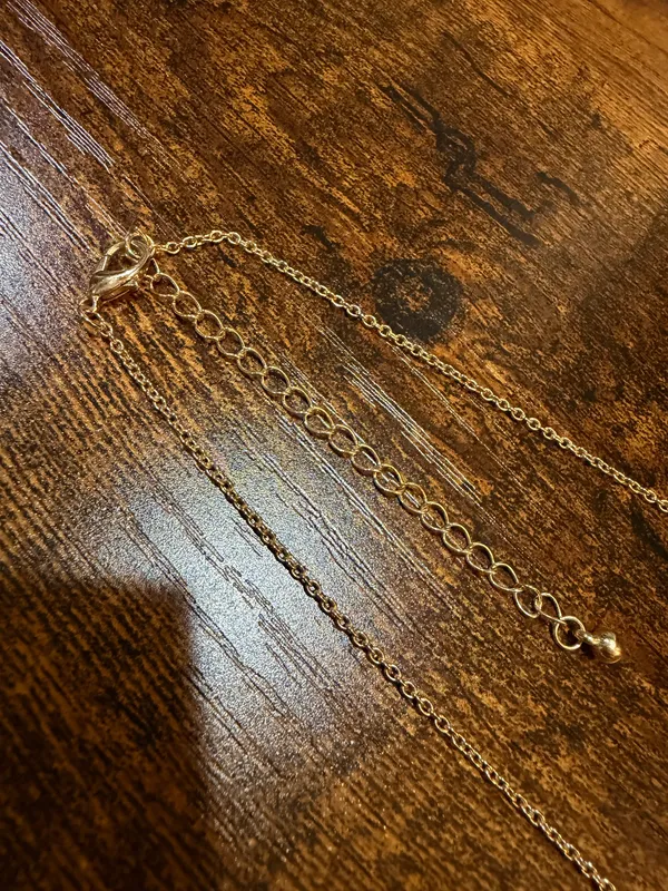 Playboy Gold Logo Letter Nameplate Masthead Necklace y2k 2000s - Image 7
