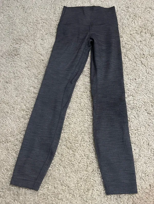 Lululemon Align 25” Heathered Grey Size 2 - Image 2