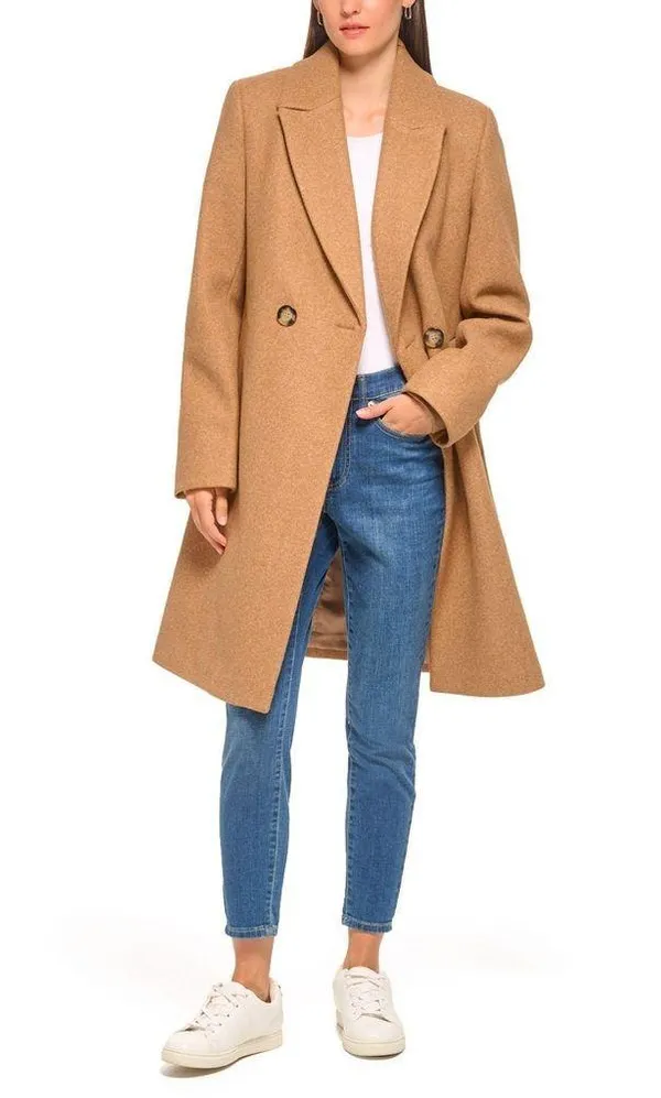 DKNY brown Wool Coat - Image 2
