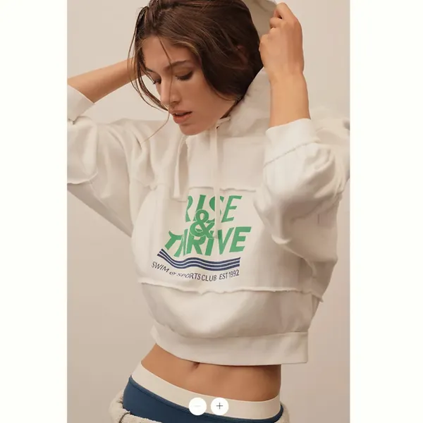 Anthropologie Daily Practice Relay Hooded Sweatshirt - Image 4