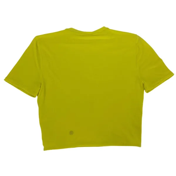 Lululemon Wundermost Ultra-Soft Nulu Cropped T-Shirt Daisy Glow XS - Image 6