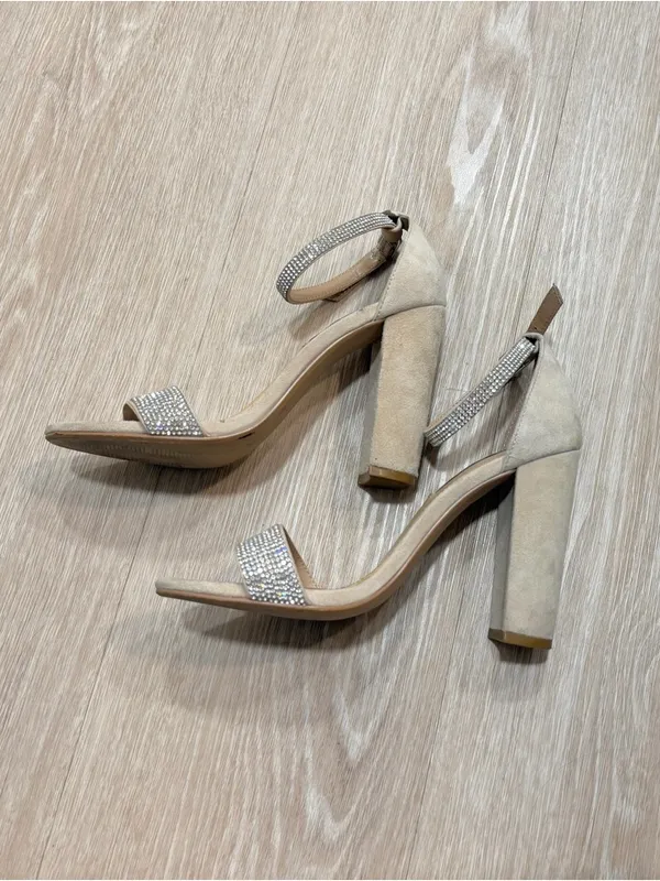 Steve Madden Kalina Crystal Ankle-Strap Heels - Image 5