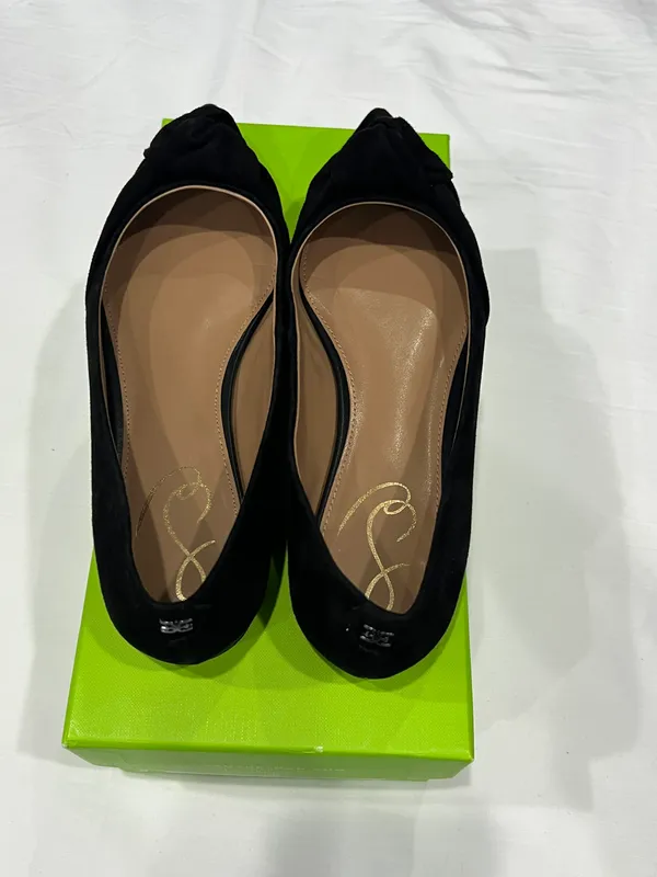 Sam Edelman Black Suede Flats - Image 7