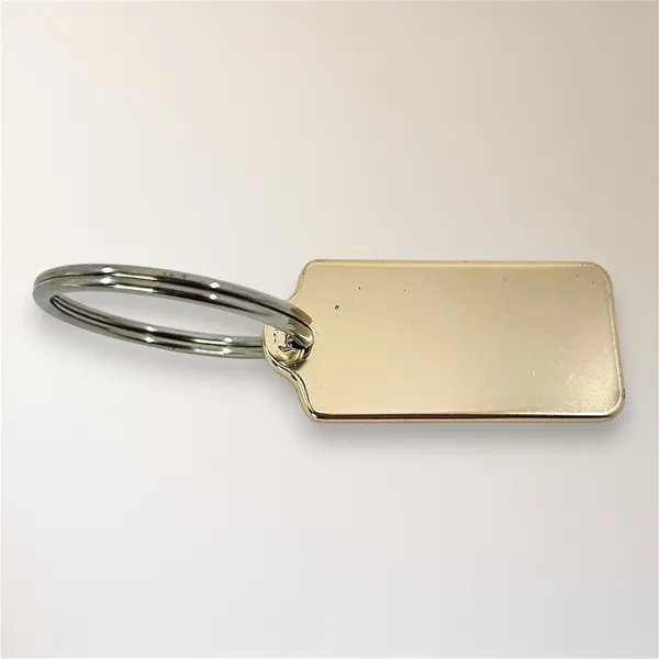 Coach New York Gold Tone Hang Tag Keychain Bag Charm‎ Fob Large Split Ring - Image 8