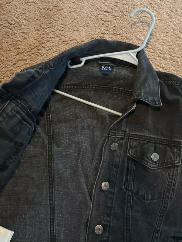 Gap black denim jacket - Image 2