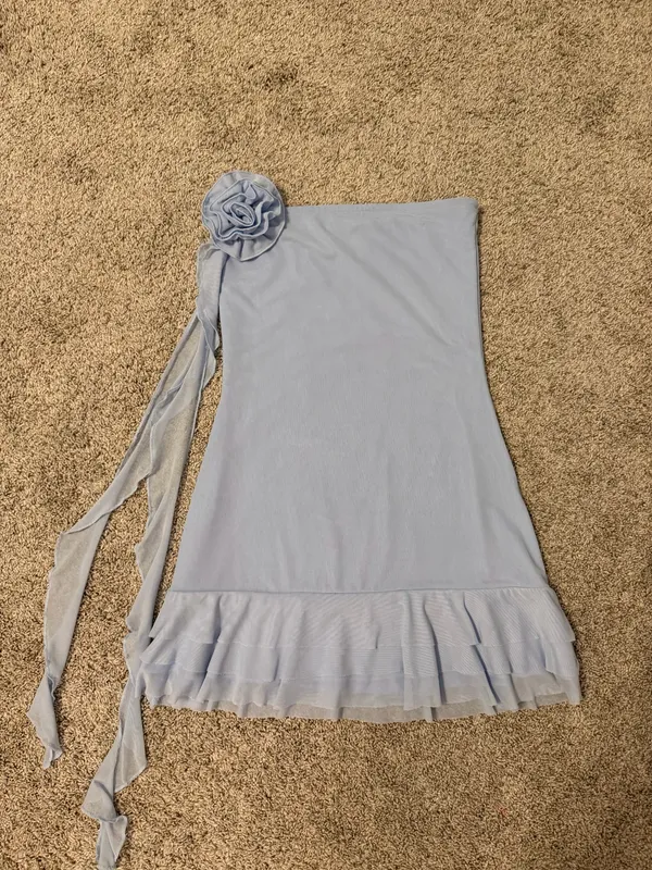 Edikted Blue Mini Dress - Image 2
