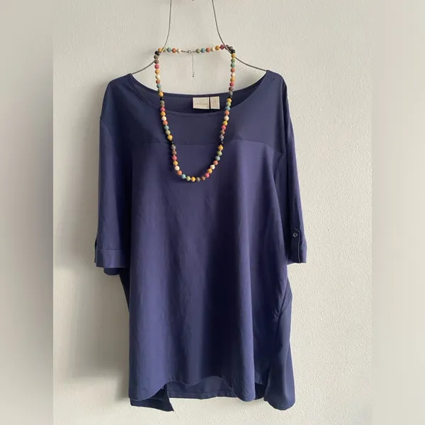 Bohemian Style Colorful Wooden Beads Necklace Macaron‎ Color 16in Sweater Chain - Image 9