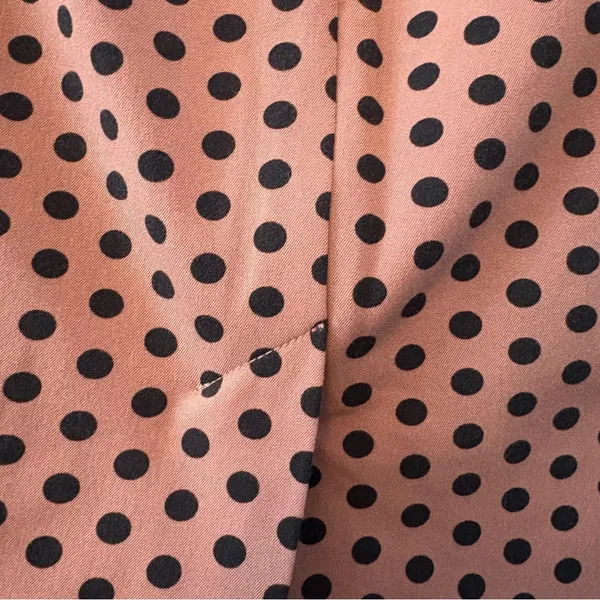 Ann Taylor LOFT mauve pink pencil skirt with black polka dots size 2 - Image 16