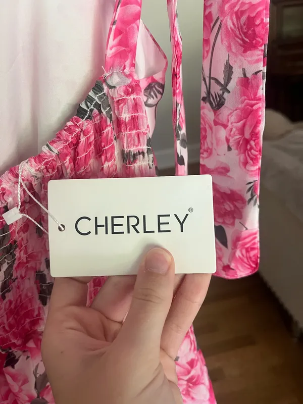 Cherly Floral Maxi Dress Pink Size XS - Image 3