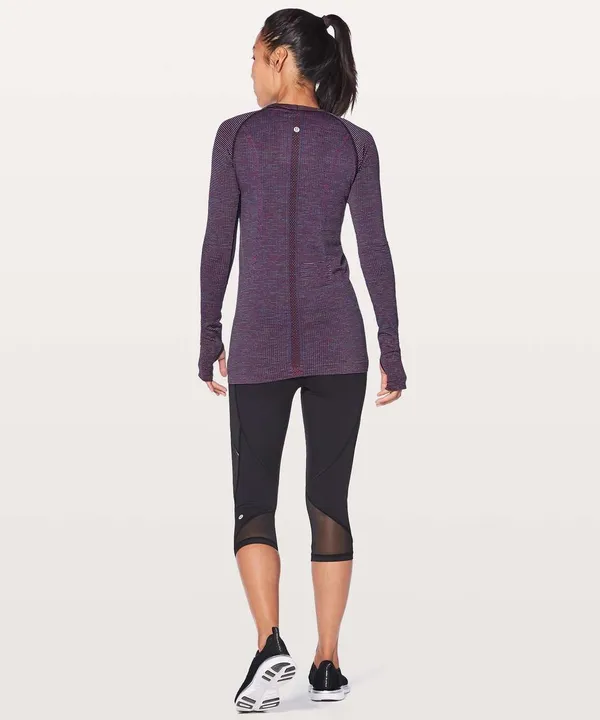 Lululemon Swiftly Tech Long Sleeve Crew Size 8 - Image 2