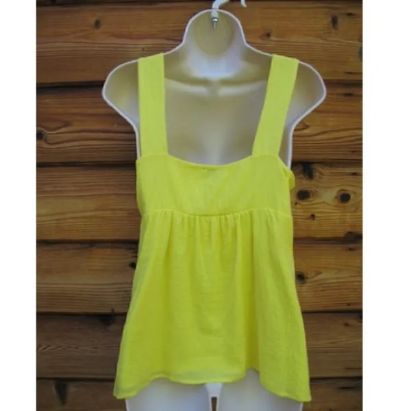 NWT Yellow Beaded Top  - Image 4