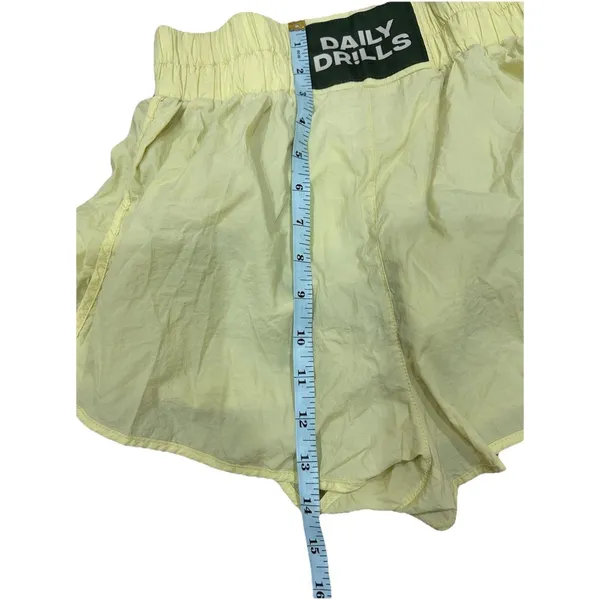 Daily Drills Yellow Nylon Bubble Set Shirt And Bra Small Medium - Image 4