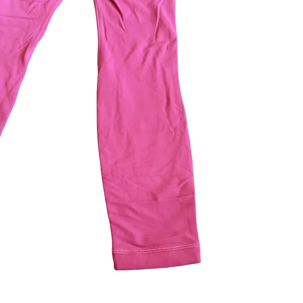 Lululemon High Waisted Full Length Leggings Pink Stretch Comfort Luxury Size 2 - Image 8