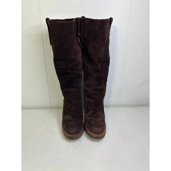 UGG Women's Josie Brown Suede Convertible Heel Boots in Size 5 - Image 4