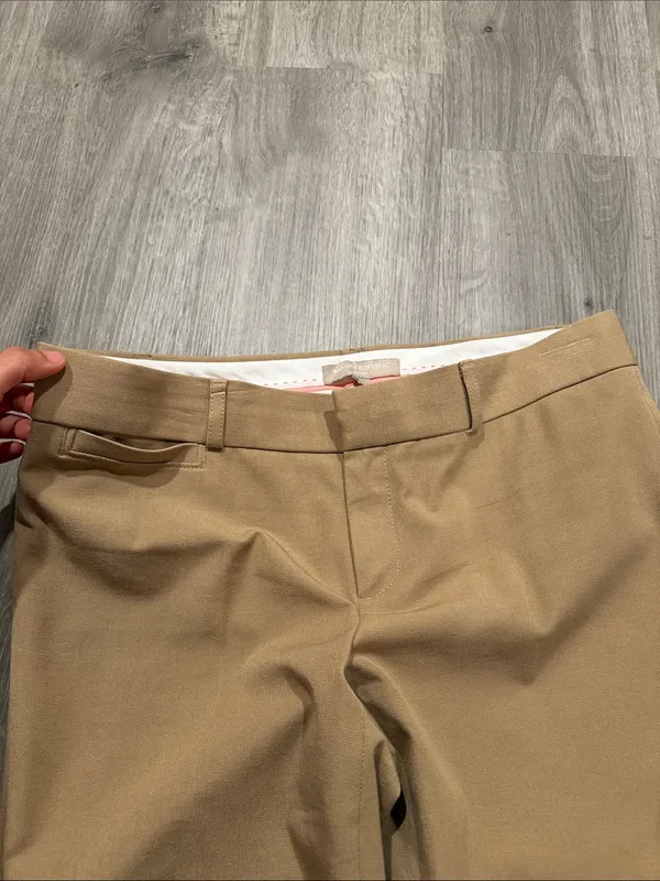 Banana Republic Camel Cropped Slim Ankle Pants - Image 6