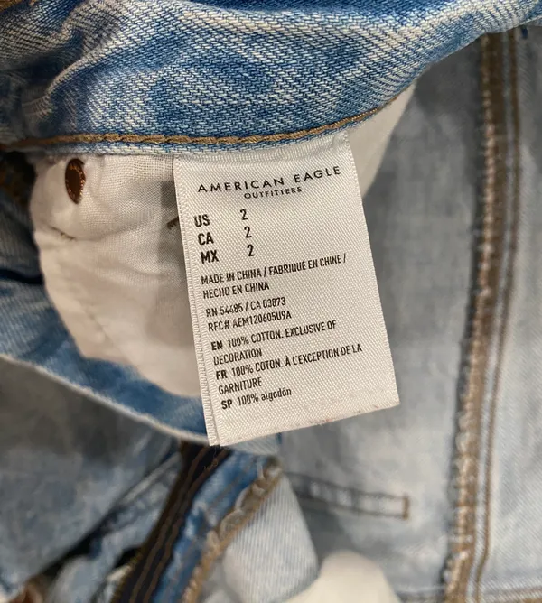 American Eagle Outfitters Distressed Mom Shorts - Image 4