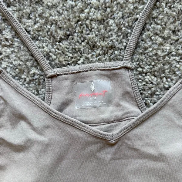 Free People Hot Shot Onesie NWOT Medium Mocha Latte FP Movement - Image 6