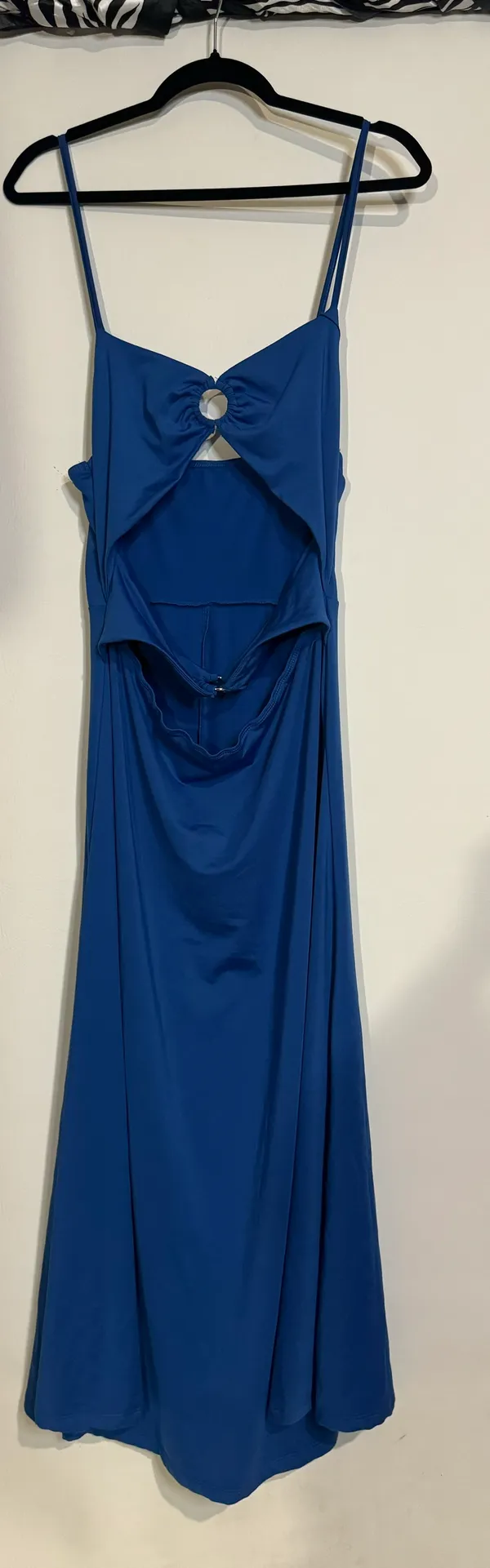 Summer Dress Blue Size L - Image 3