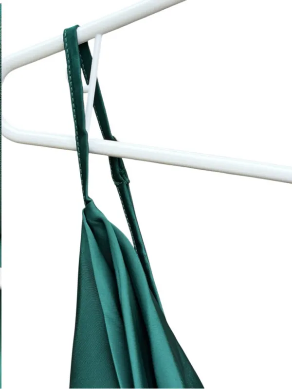 NWT MABLE Satin Slip Cowl Neck Midi Dress Emerald Green Size Small - Image 4