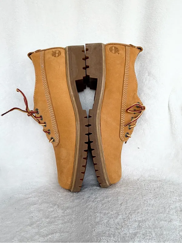 Timberland Earthkeepers Lyonsdale Oxford Womens US 6.5 Wheat Nubuck Formal Shoes - Image 7