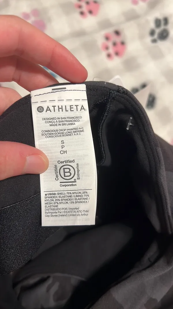 Athleta Conscious Crop Printed A-C - Image 4