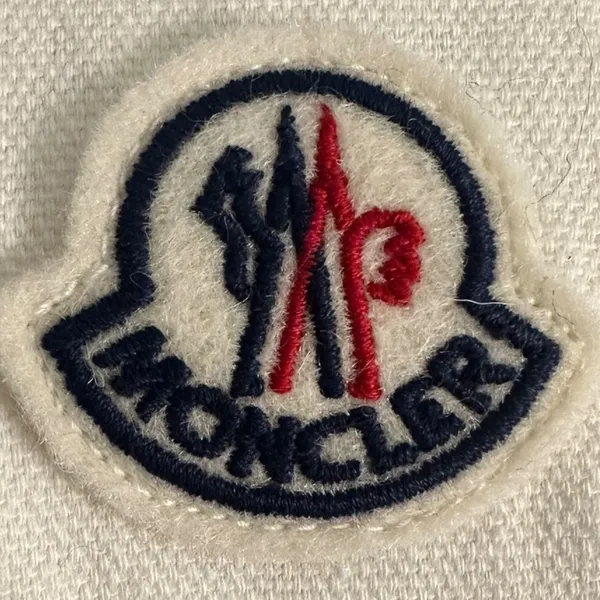 Moncler Canvas Drawstring Shoe Dust Bag Logo Patch Storage Accessory White Logo - Image 3