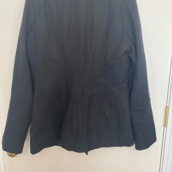 Guess medium black pea coat  with side pockets - Image 2
