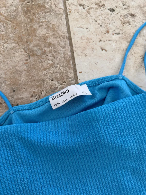 Blue Bershka Bodysuit - Image 2
