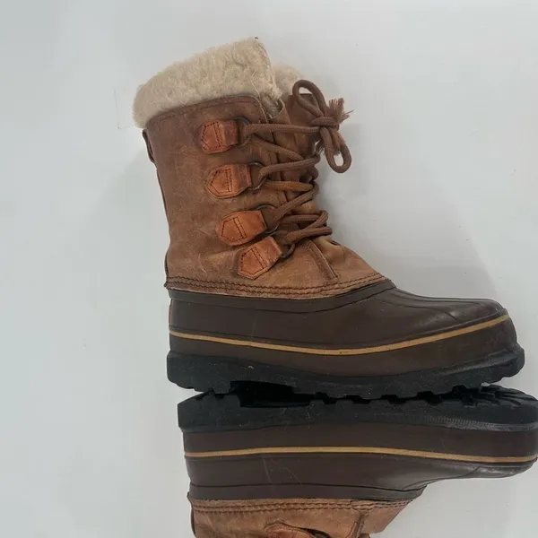 Sorel Women’s Alpine Waterproof Sherpa Lined leather Boots size 7 Duck‎ Caribou - Image 7