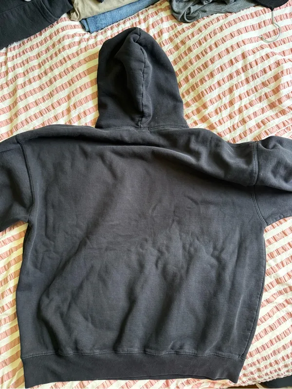 Brandy Melville black oversized hoodie - Image 2