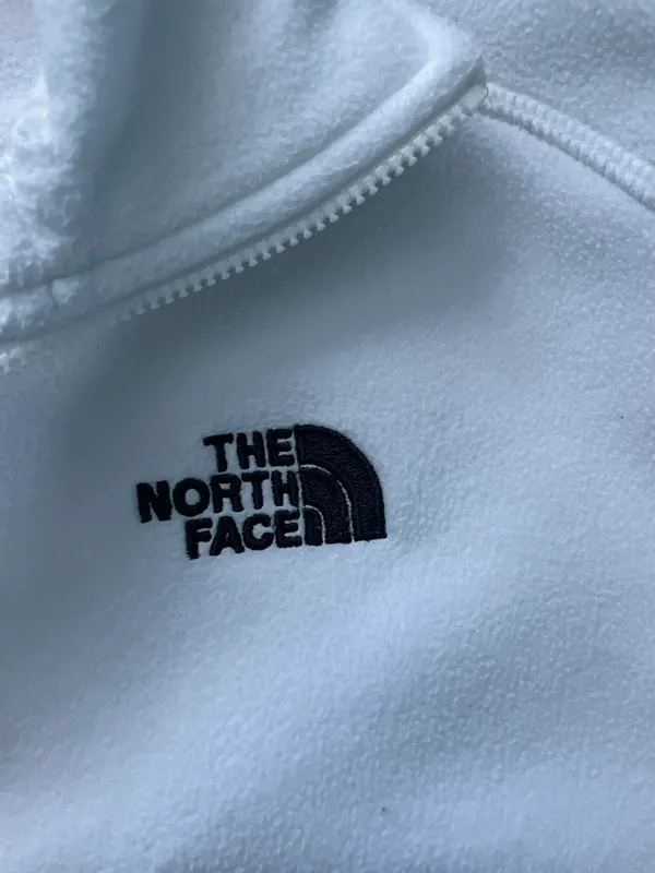North Face Cropped Half Zip White  - Image 3