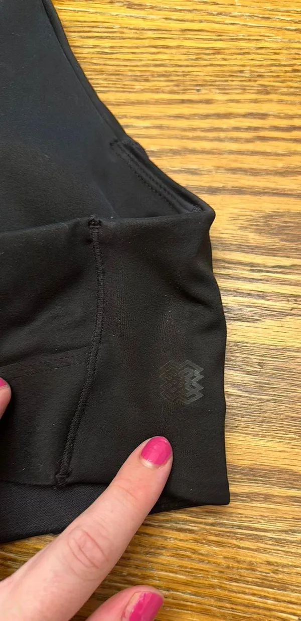 F L X Black Sports Bra - Image 4
