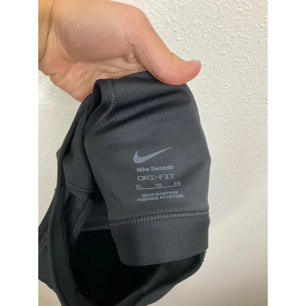 Nike Swoosh‎ Dri-FIT Women Racerback Sports Bra Black XL Medium Support - Image 3