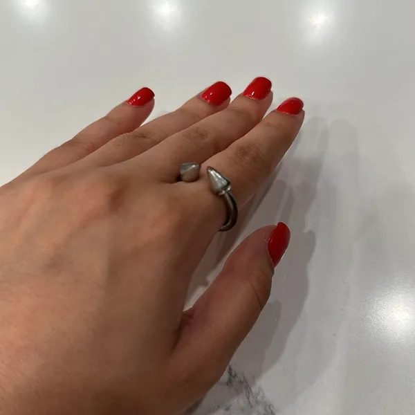 Spiked Ring Silver - Image 2