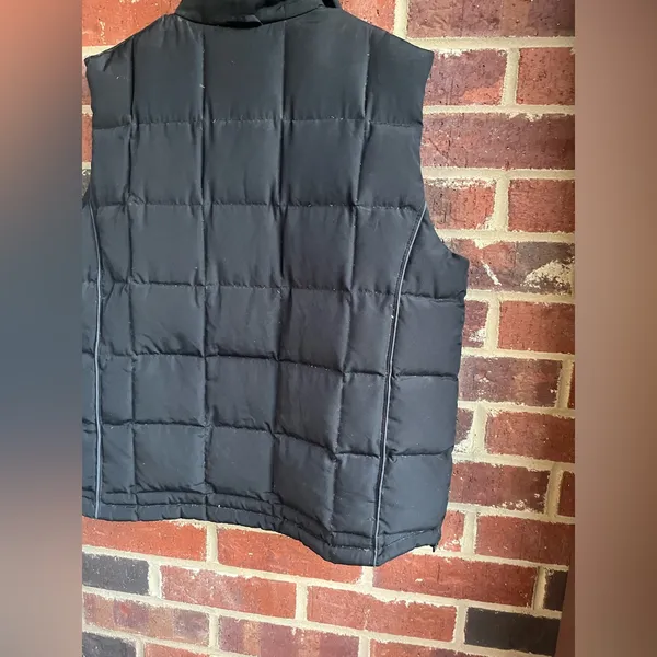 Columbia Black Puffer Down Feather Vest Size XL - Image 4