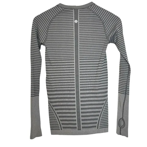 Lululemon Swiftly Tech Long Sleeve Crew Heathered Slate - Image 5