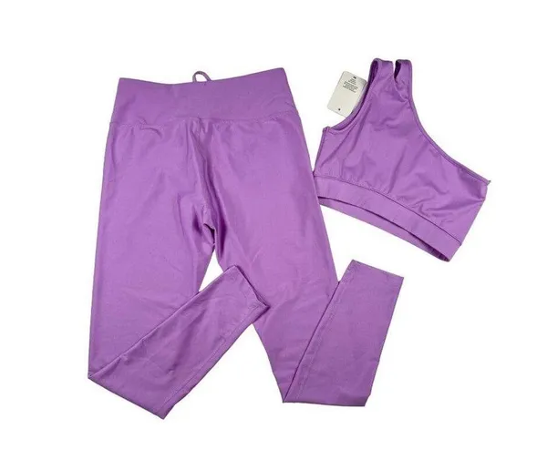 Year Of Ours - Robin Bra and Year Leggings in Tulip Purple - Image 2