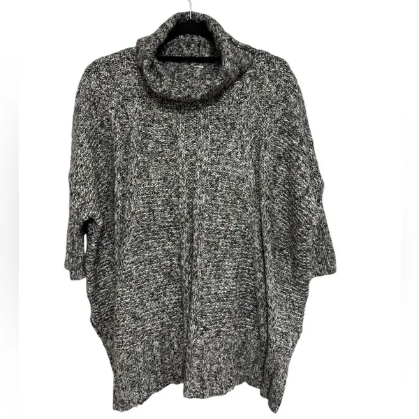 NEW Matilda Jane Evening Stroll Cotton Blend Turtleneck Poncho Sweater XS/S - Image 2