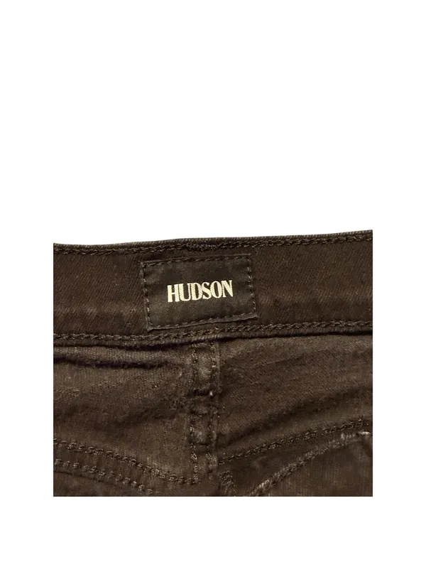 Hudson Women's Blue Jeans Size 25 Mid-Rise Bootcut Stretch Dark Wash Denim Pants - Image 7