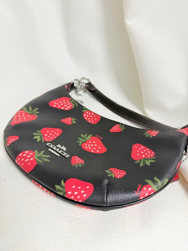 Coach Payton Hobo With Wild Strawberry Print CH330 - Image 4