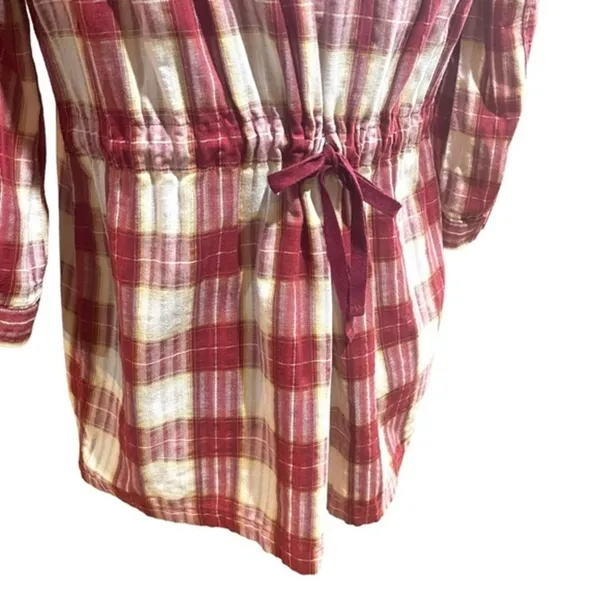 Free People Plaid Matador Tunic Top with Pockets 0 - Image 12
